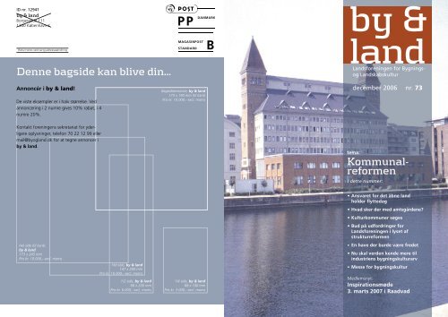 By & Land - December 2006.pdf - Bygningskultur Danmark