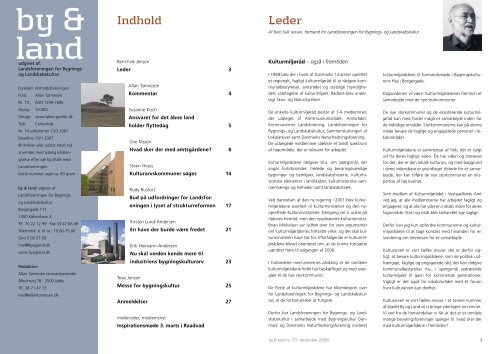 By & Land - December 2006.pdf - Bygningskultur Danmark