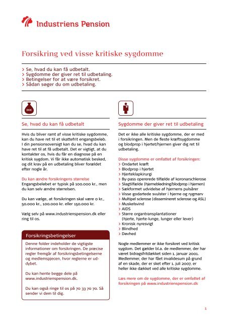 visse kritiske sygdomme visse kritiske sygdomme