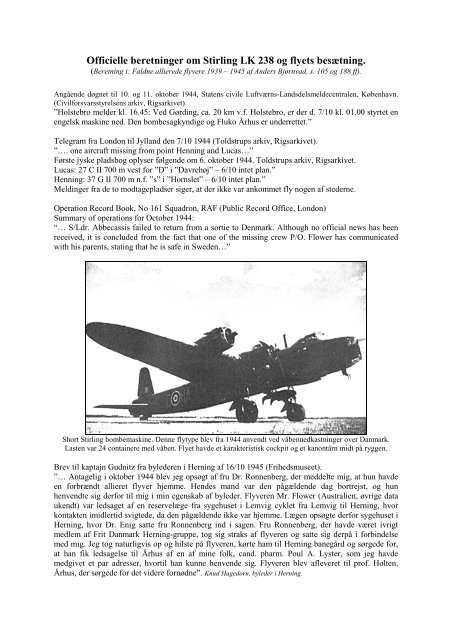 LK238 - Allierede flyvere 1939-45 DK