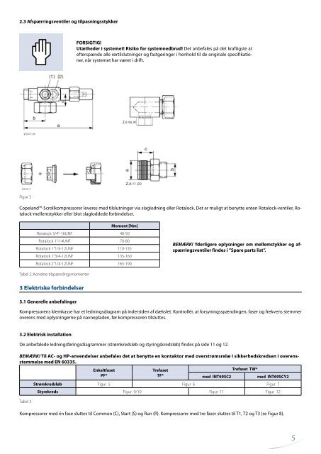 Monteringsinstruktioner for - Emerson Climate Technologies