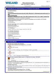 Sikkerhedsdatablad - Wieland Edelmetalle
