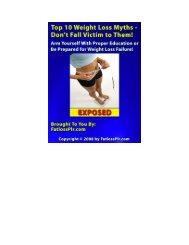 Top 10 Weight Loss Myths - Private Label Rights Products and PLR ...