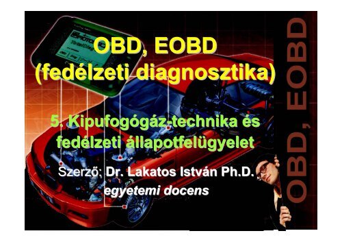 OBD, EOBD (fedélzeti diagnosztika)