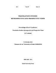 translation studies. retrospective and prospective views