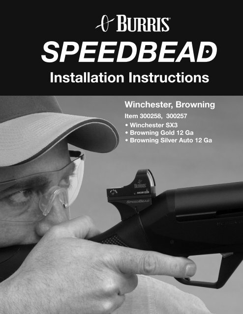 SPEEDBEAD Installation Instructions - OpticsPlanet.com