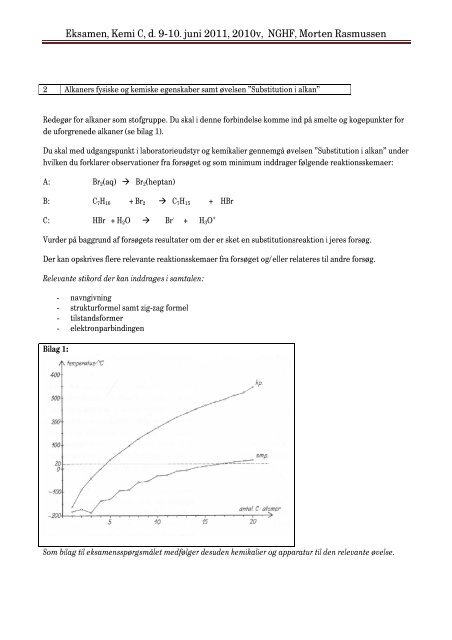 Eksamen, Kemi C, d. 9-10. juni 2011, 2010v, NGHF, Morten ...