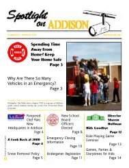 Spending Time Away From Home? - Village of Addison, Illinois