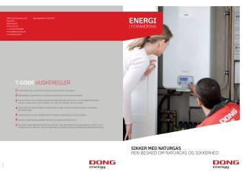 "Sikkerhed med naturgas" (pdf) - DONG Energy distribution