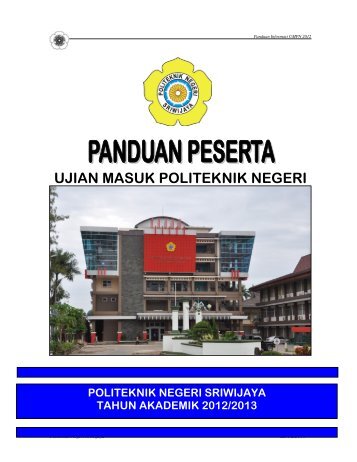 UJIAN M ASUK POLITEKNIK NEGERI - umpn polsri 2013 ...