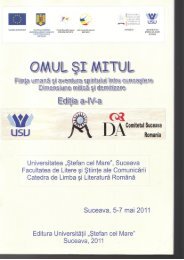 Omul si Mitul, volumul conferintei, Cristina Obreja - 