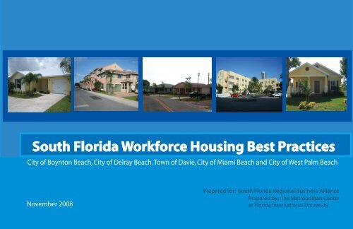 South Florida Workforce Housing Best Practices