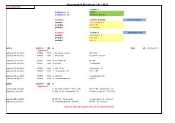 Nacompetitie B-junioren 2011-2012