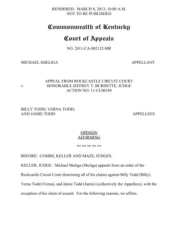 2011-CA-002132 - Kentucky Supreme Court Searchable Opinions