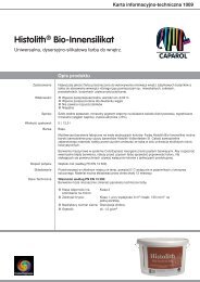 Karta informacyjno-techniczna - Caparol