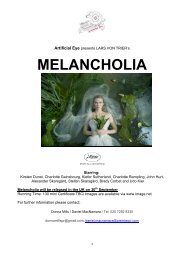 Press Book Melancholia - Artificial Eye