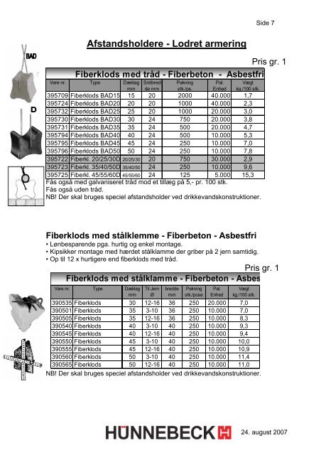 Forbrugsgods Katalog September 2007