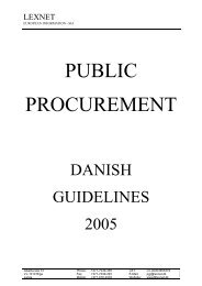 PUBLIC PROCUREMENT - Lexnet