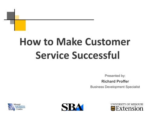How To Make Customer Service Successful Powerpoint