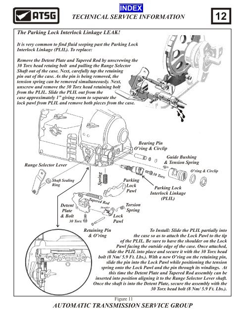 722.6 TECHNICAL SERVICE INFORMATION