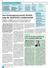 tung der bäuerlichen Landwirtschaft