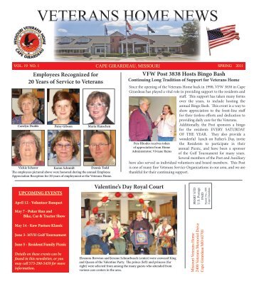 VETERANS HOME NEWS - Missouri Veterans Commission