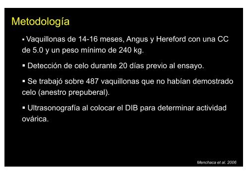 SCAAU – Inseminación Artificial a Tiempo Fijo