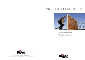 PREFAB ELEMENTEN - Röben Tonbaustoffe GmbH