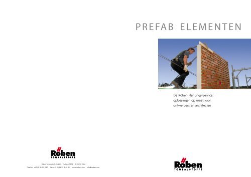 PREFAB ELEMENTEN - Röben Tonbaustoffe GmbH