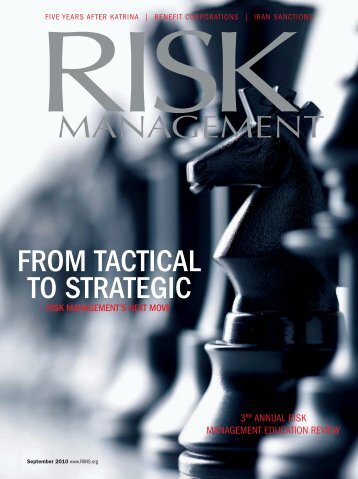 FROM TACTICAL TO STRATEGIC - Brantley Risk and Insurance ...