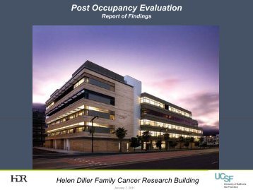 Post Occupancy Evaluation - UCSF Helen Diller Family ...
