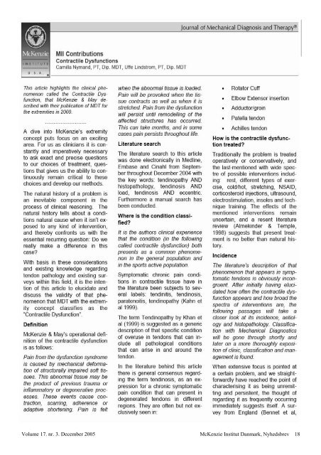 Download Vol. 17, nr. 3, December 2005 (PDF-fil, 6,06 ... - McKenzie