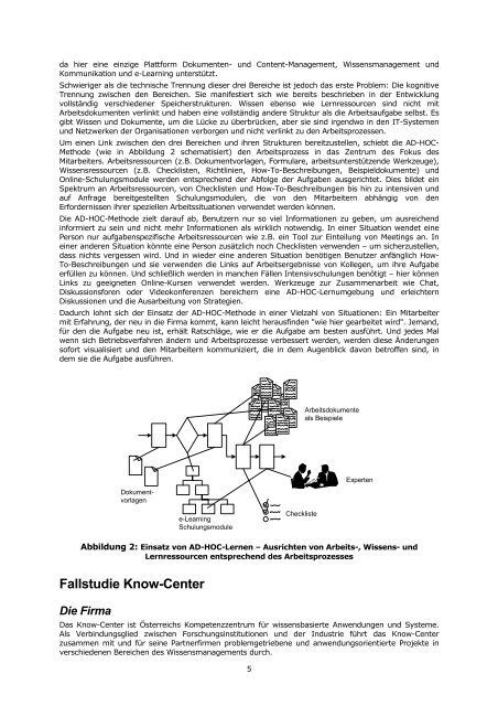 AD-HOC-Lernen – Erwerb von Wissen auf Abruf - Know-Center