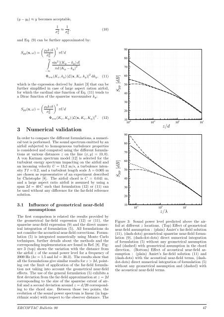 ERCOFTAC Bulletin - Centre Acoustique