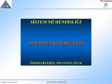 ömür devri süreci - PSConsulTech