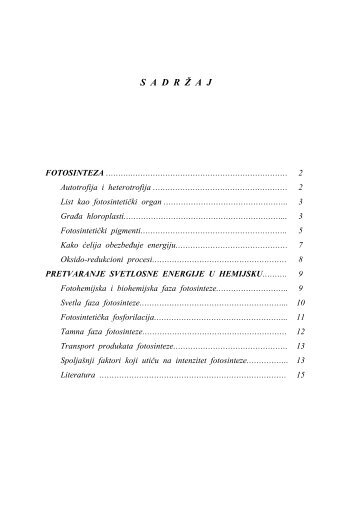 S  A  D  R  Ž A  J - Seminarski Maturski Diplomski Radovi