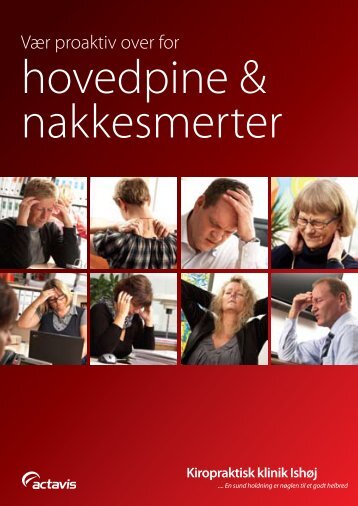 "Vær proaktiv over for hovedpine & nakkesmerter" ved at ... - Actavis