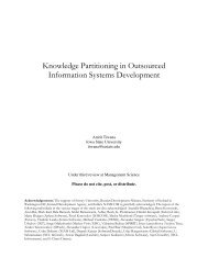 Knowledge Partitioning in Outsourced Information Systems ... - MISRC