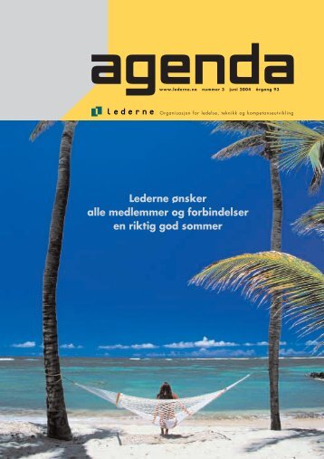 Agenda nr. 3 - Lederne