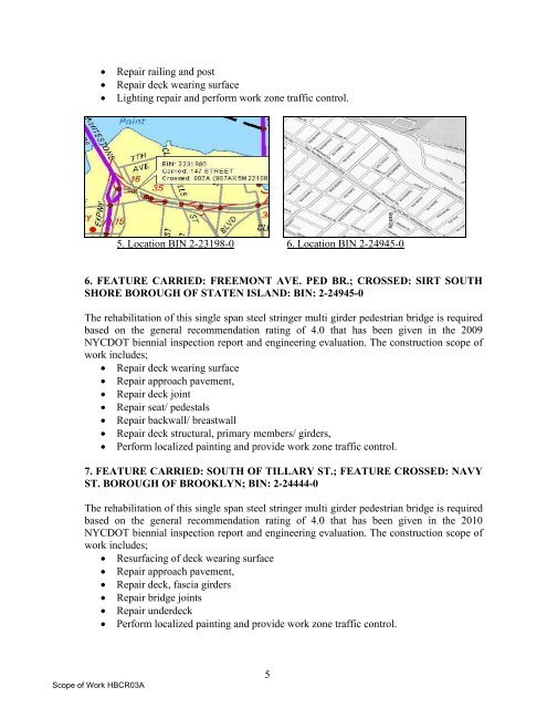 Component Rehabilitation of 10 Bridges, Citywide - NYC.gov