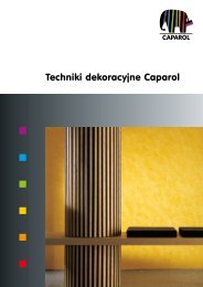 Techniki dekoracyjne Caparol