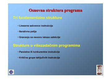 Osnovna struktura programa