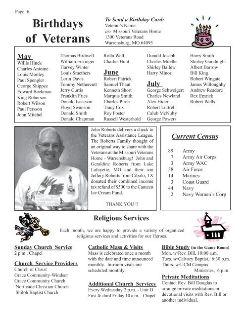 1st Annual Auction - Missouri Veterans Commission