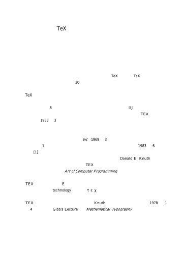 TeX による学術専門書づくり - 日本数学会