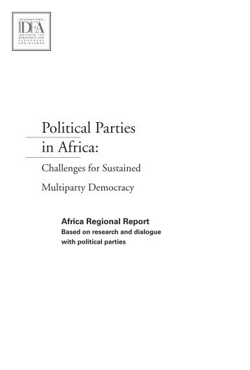 Political Parties in Africa: Challenges for Sustained Multiparty