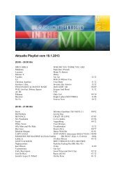 Samstag Mix 19.01.2013
