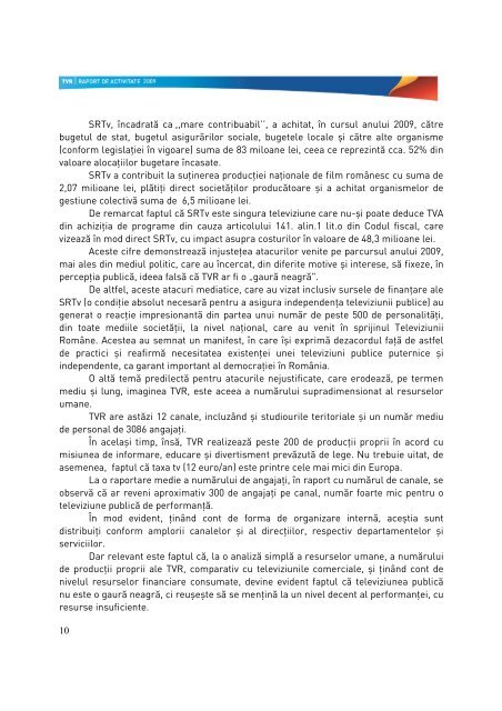 raport 2009 pdf print.pdf - tvr.ro