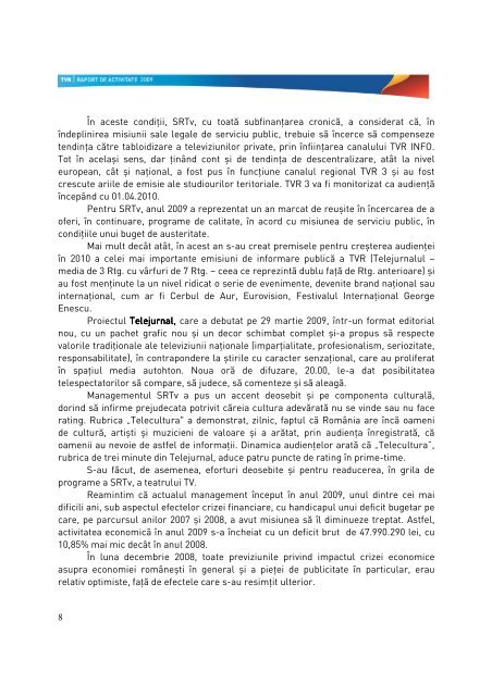 raport 2009 pdf print.pdf - tvr.ro