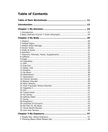 Table of Contents - LifeRing