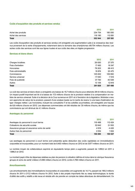 Partie 2: Rapport d'activité - Mobistar